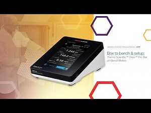 Box to bench & setup: Thermo Scientific Orion Pro Star pH Bench Meters