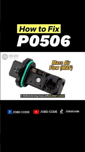 P0506 Idle Control System RPM Lower Than Expected #automobile #faultcode #mechanic #faulttolerance