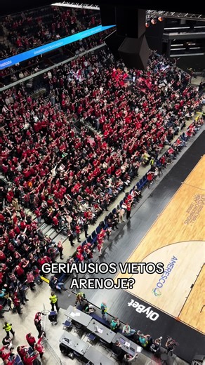 Geriausios vietos arenoje? 😎💺