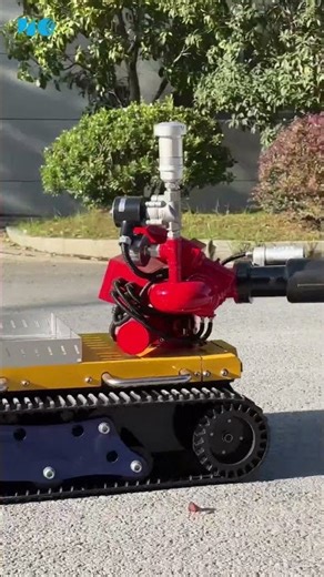 Micro Vehicle mounted Fire Fighting Robot #firefightingrobot