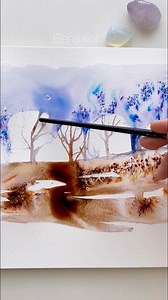 201K views · 1.4K reactions | Pure Magic  #arttutorial #watercolor #arttherapy | Crea con el búho | Facebook