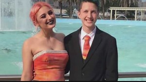 Jacksonville teen gets creative with self-painted prom dress