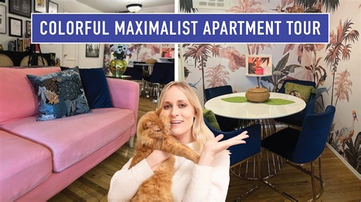 Step inside a bold maximalist apartment bursting with color