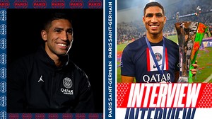 🗣️🎙️ INTERVIEW : Achraf Hakimi ❤️💙 Achraf Hakimi spoke to PSG TV about his role on the pitch and his thoughts on the team's start to the season. Son rôle sur le terrain, son impression sur le début de saison du collectif… Achraf Hakimi s’est confié à #PSGtv. Extraits 👇 | PSG - Paris Saint-Germain