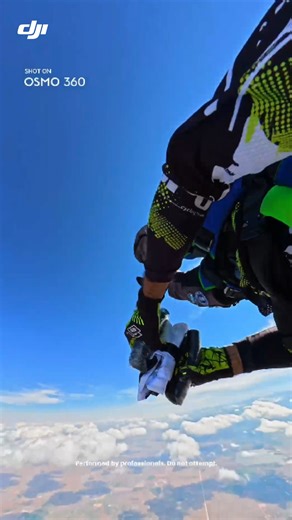 91K views · 324 reactions | Feel every jump, every drop — #Osmo360 keeps the thrill in full 360° ⚡Floating, spinning, flying — skydiving like never before. : vss_max #dji #djiosmo #360camera #actioncam #adventure #NoFearFootage | DJI | Facebook