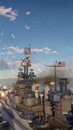 U.S. Navy Destroyer Defensive Engagement Scenario (Simulation) | No Real Footage