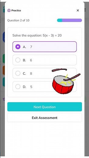KS3 Maths Equations Practice | Adaptive Revision Quiz for Secondary Students