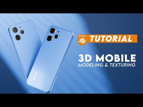 How to Make 3D Mobile Phone in Blender | Full Modeling & Texturing Tutorial