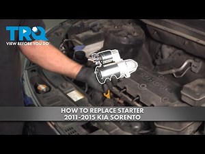 How to Replace Starter 2011-2015 Kia Sorento