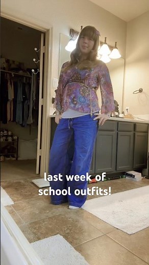 outfits from my last week of school!