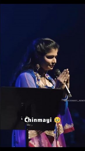 Melodious Chinmayi at live concert 💫 #chinmayi #chinmayisripada
