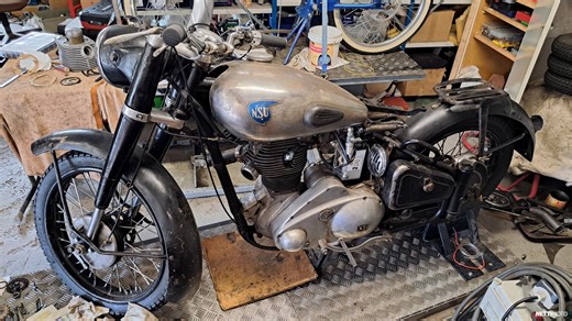 NSU Konsul II 350 350 cm³ 1952 - Turku - Moottoripyörä - Nettimoto