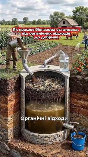 How a biogas plant works: from organic waste to fertilizer