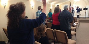 Gospel singer performs new music in hometown