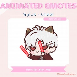 Cat Butler Animated Emotes Cheer: Sylus Love and Deepspace (digital Download) - Etsy