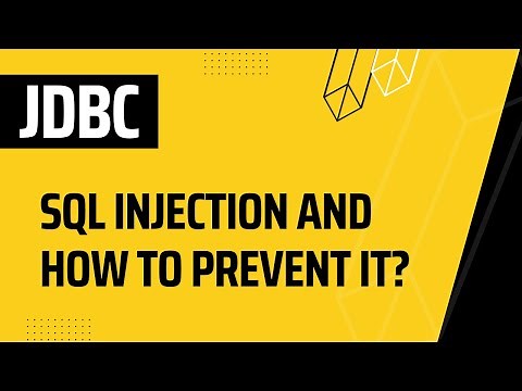 sql injection and how to prevent it? | JDBC | How to prevent SQL injection in java | realNameHidden