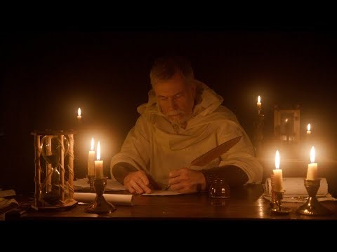 ASMR Bookkeeper or Accountant of the Middle Ages. No music, no talking, ambient activity sounds.