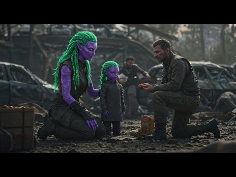 Every Day He Fed the Alien Mother and Daughter—Until One Day They Called Him Family