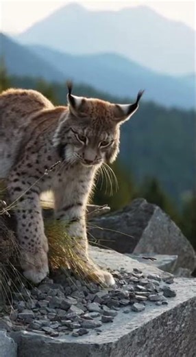 Wildcat & Rabbit: An Unexpected Moment in the Mountains 4K