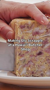 79K views · 85 reactions | At @thelocalgeneralstorehi in Honolulu, Hawai’i, homemade scrapple gets a special twist with the addition of ulu (also known as breadfruit), a starchy fruit native to the Pacific Islands. Jason Chow (@jchow808), co-owner and head butcher, shows us the process. | Bon Appétit Magazine | Facebook