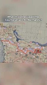 What If Steiner Led The Counterattack At Normandy #ww2 #worldwar2 #military