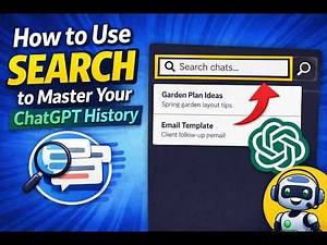 How to use Search to Master ChatGPT History