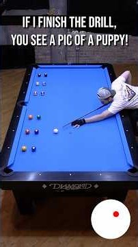 Ruthless Advanced Cue Ball Control Drill - The Ladder! #billiards #pool #shorts #skills