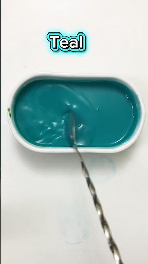 How to make teal colour #shorts