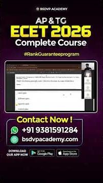 Part-9: ECET 2026 Time Management Tips for Maximum Score