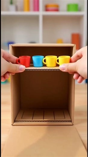 DISHWASHER DIY كيف تصنعي جلاية كرتون حقيقية بخطوات بسيطة!