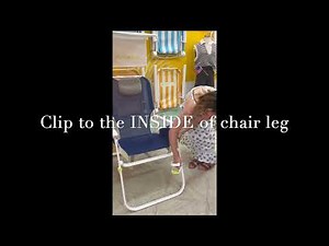 SUNFLOW: How To attach your Drink Holder to your TALL SAND DUNE CHAIR