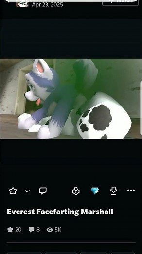 paw patrol Everest fart on marshall