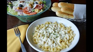 Olive Garden builds pasta bar for National Pasta Day