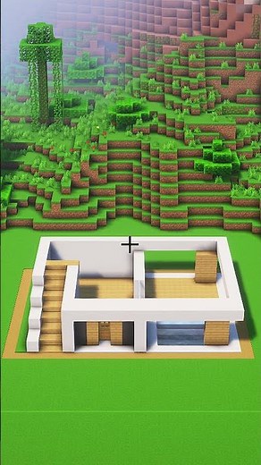 Minecraft: How to Build a Modern House Tutorial (Easy) #minecraft