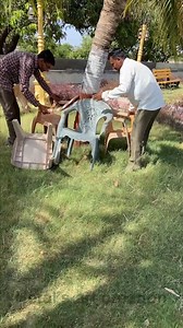 10K views · 166 reactions | Creative ways to repurpose old chairs - outdoor garden bench #diy #bench #repurpose #garden | Hetal's Art - Creation | Facebook