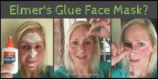 Why I Put Elmers Glue on my Face. Glue Facial