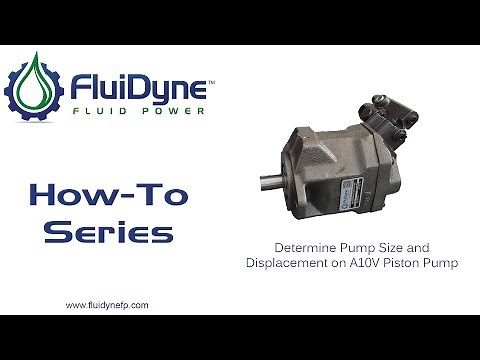 How To Determine Pump Size and Displacement on A10V Piston Pump