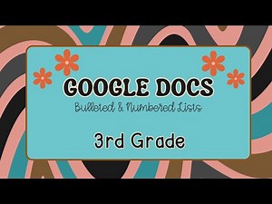 Google Docs Made Easy for Kids: How to Create Lists Step-by-Step!