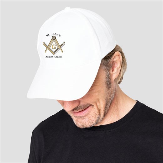 Personalized Masonic Baseball Cap: Custom Lodge Number & Name - Etsy