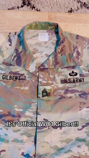 Officially WO1 Gilbert! #WorldPrincessWeek #AEJeansSoundOn #warrantofficer #foryou #fyp #army #armyofficer #wo #challenge #WO1