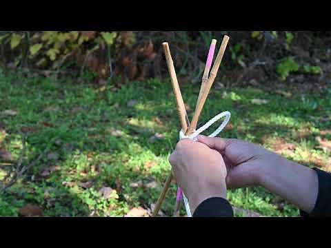 竹囲いの頂点の結び方
