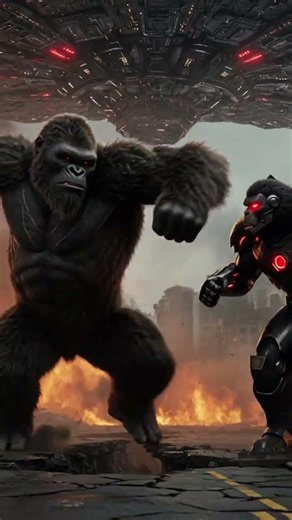 🦍 Great Ape vs Mecha Ape – Who Wins? 🤖