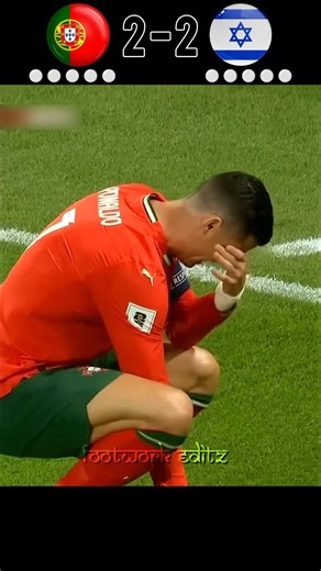 Portugal vs Israel Epic Penalty Shootout Drama - Injured Goalkeeper Saved Ronaldo #shorts #football