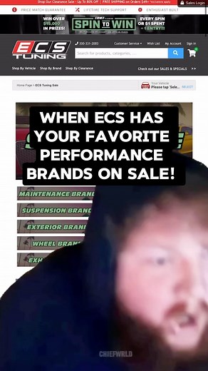 We got all your favorite performance brands on sale! 🤭 Whatcha waiting for? Head over to the site! #ecs #ecstuning #thisisecs #performance #mods #carmods #vw #audi #bmw | ECS Tuning