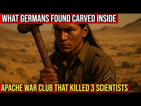 What Germans Found Carved Inside Apache War Club That Killed Three Scientists