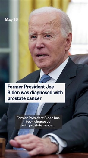 Former President Biden diagnosed with prostate cancer. https://nbcnews.to/4mojwEQ | NBC News