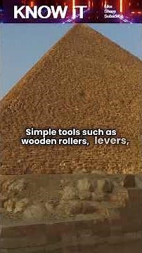 How Were the Egyptian Pyramids Built with Ancient Tools?