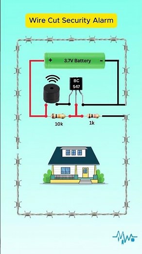 🚨 Wire Cut Security Alarm