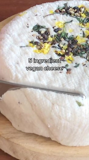 Easy Vegan Cheese Recipe with 5 Ingredients
