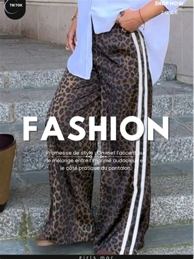 ​Alerte Pépite ! 🔥 Regardez-moi ce tombé... 😍 C’est LA pièce qui va upgrader tous vos basiques. Prenez-le avant la rupture ! 🛍️ Cliquez sur le panier orange pour shopper le vôtre ! #tiktokshop #pants #léopard #pantalon